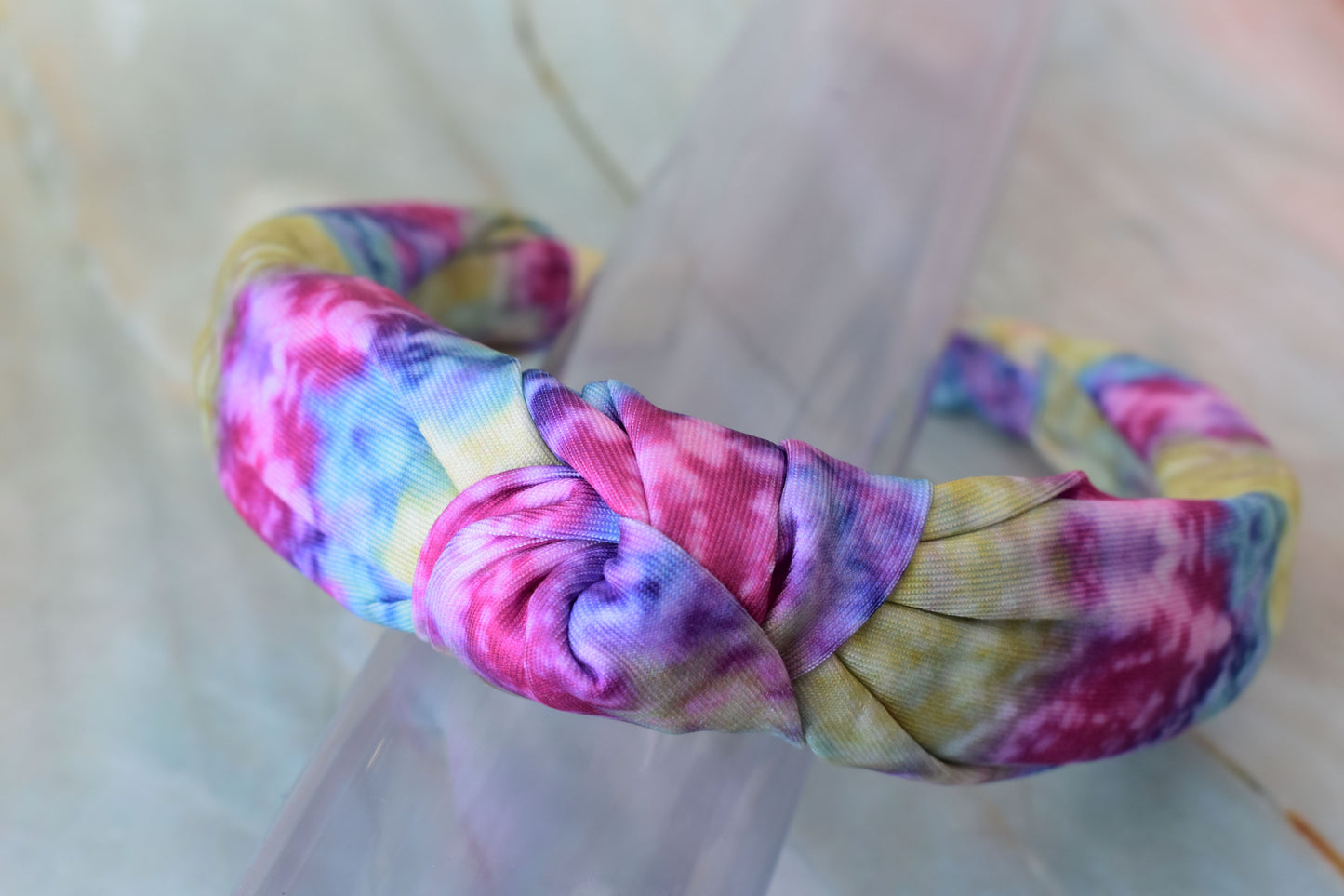 Tie-Dye Top Knot Headband