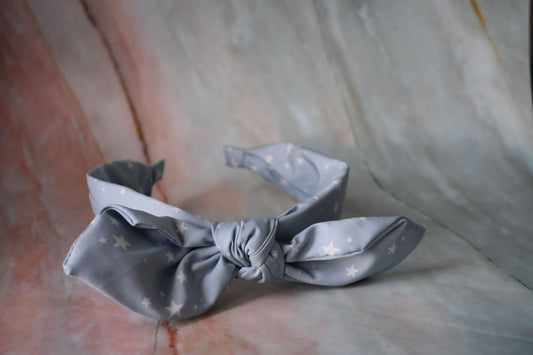 Star Pattern Top Bow Headband