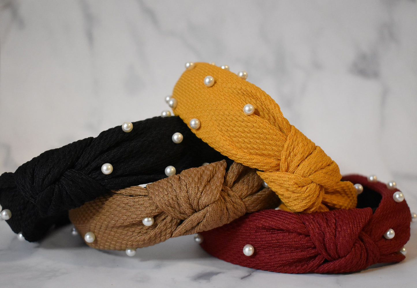 Pearl Top Knot Headband