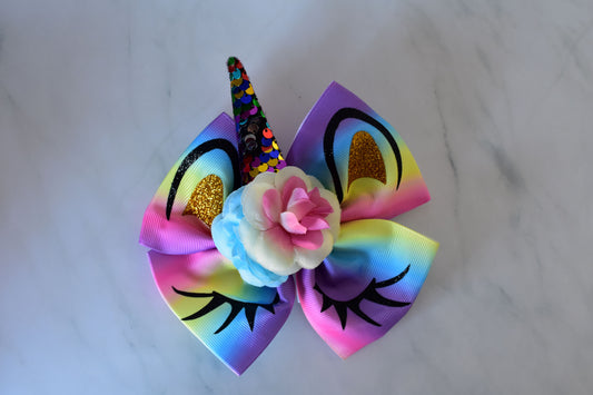 Unicorn Bow Clip