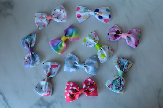 Patterned Hair Bows