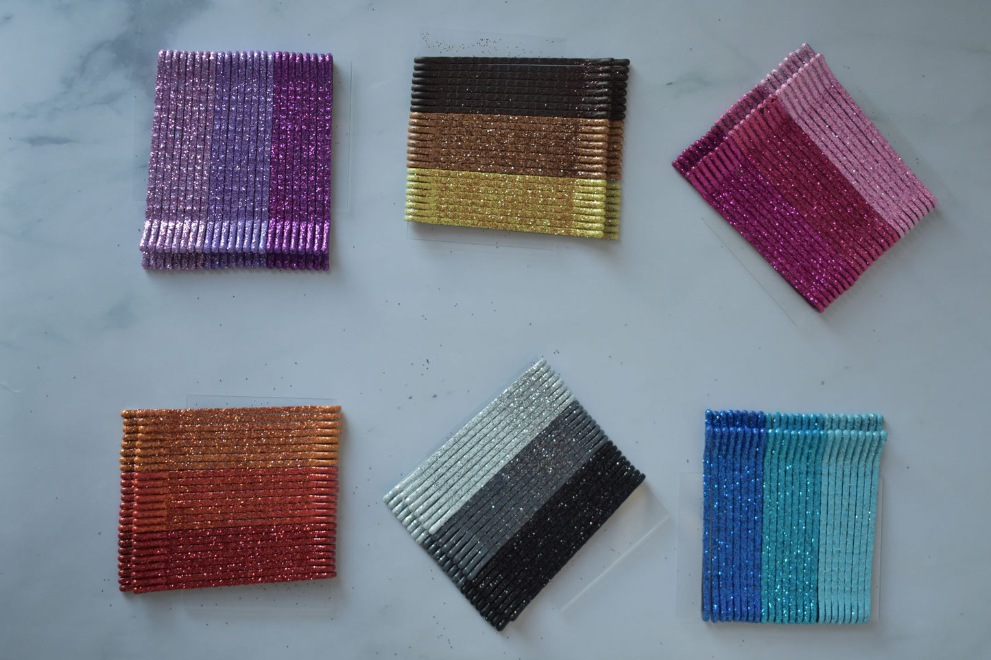 Glitter Hair Pins