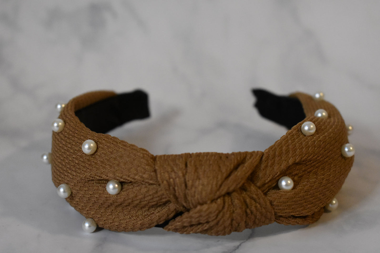 Pearl Top Knot Headband