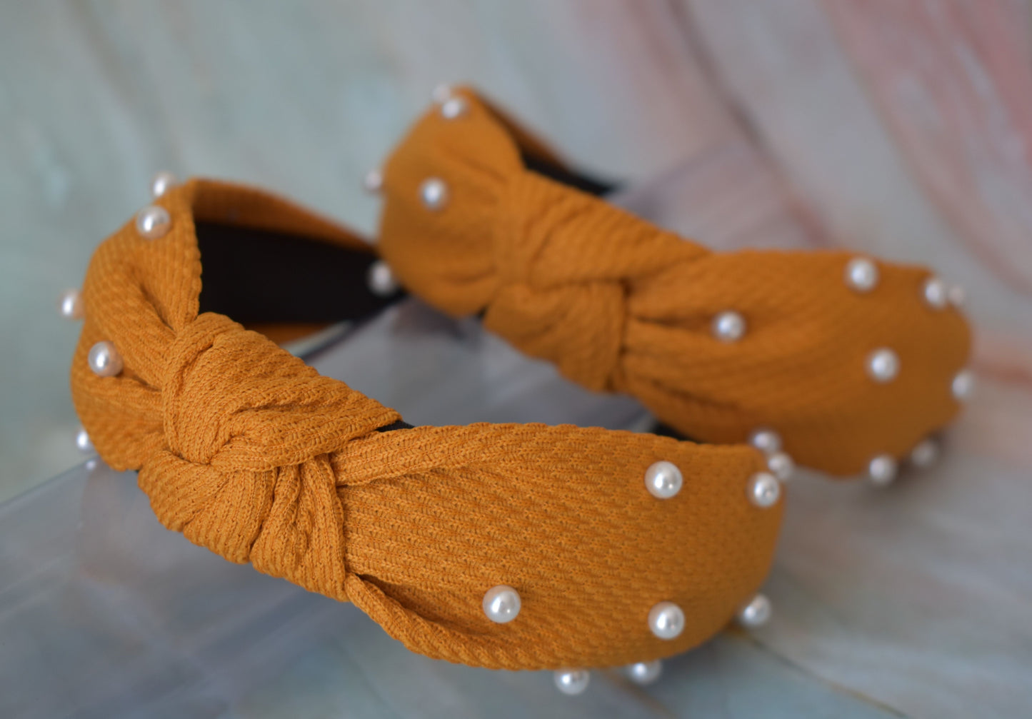 Pearl Top Knot Headband