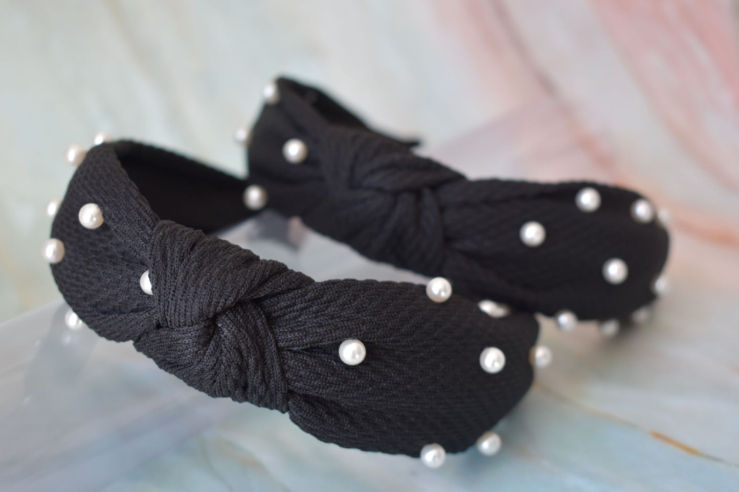 Pearl Top Knot Headband